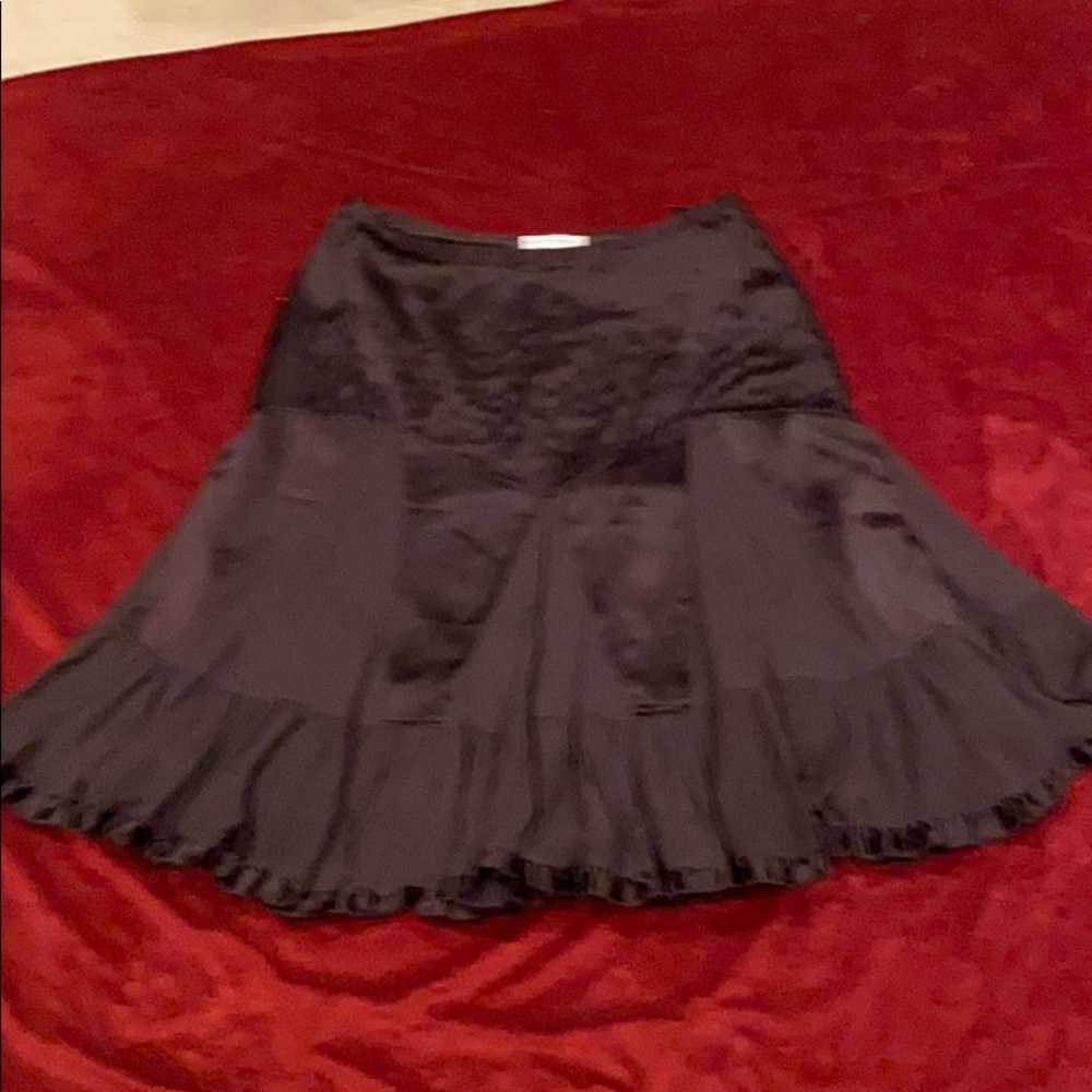 BANANA REPUBLIC Brown Silk Skirt